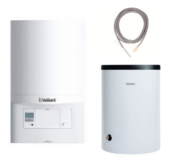 Vaillant pakiet kocioł gazowy jednofunkcyjny wiszący VC ecoTEC pro 186 + zasobnik VIH R 120/6 B + czujnik 0010021900-VIH120