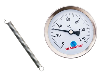 Diamond termometr TYP:419 tył-spr ART.419-SPR.63-120