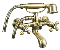 Ferro bateria wannowa ścienna ANTICA, stary brąz BAI11BR