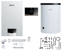Vaillant pakiet kocioł gazowy jednofunkcyjny VC 30CS/1-5 ecoTEC plus + zasobnik VIH R 120/6B + sterownik sensoCOMFORT 720F + SPS zestaw do szachtu 0010043649