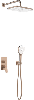KFA zestaw natryskowy podtynkowy Malaga, brushed rose gold PVD 4529-501-34