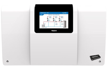 Tech sterownik do instalacji (obsługa 3 siłowników zaworu + solar) i-3PLUS biały STI3PLUSWH