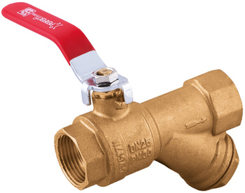 Perfexim kurek kulowy przelotowy z filtrem skośnym 3/4" DN20 01-006-0200-000