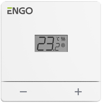 Engo przewodowy regulator temperatury, biały zasilanie sieciowe 230V EASY230W