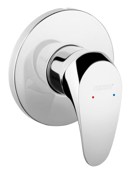 WYPRZEDAŻ: Ferro ONE bateria natryskowa podtynkowa 1-funkcyjna, chrom BFO7PA