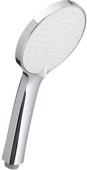 KFA ANGELIT rączka natryskowa 3-funkcyjna, silikonowa, biały-chrom 842-073-40