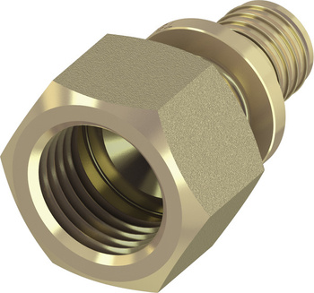 Tece mufa przejściowa z mosiądzu standard, 16 x Rp 1/2" TECEflex 765002