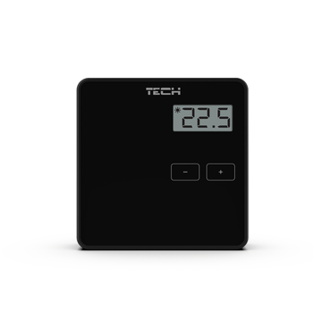 Tech sterownik ST-294V2 pokojowy bezprzewodowy dwustanowy czarny ST294V2BK