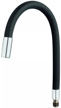 Ferro wylewka do baterii zlewozmywakowej ELASTICO, czarny W100B-B