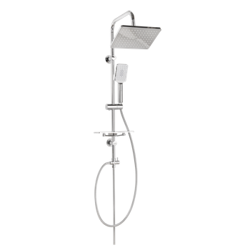 Invena zestaw natryskowy z deszczownią Nyks chrom AU-32-001