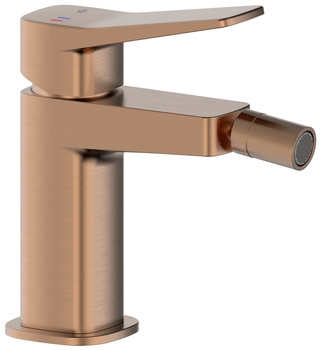 KFA bateria bidetowa ze spustem klik-klak Malaga, brushed rose gold PVD 4527-015-34