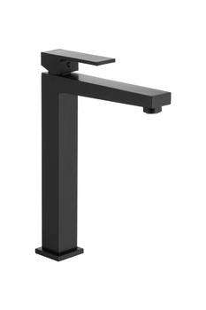 KFA bateria umywalkowa stojąca LOGON BLACK nablatowa + click clack 5132-612-81