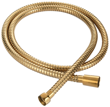 Invena wąż prysznicowy 150 cm Glamour, złoty AW-05-150-S