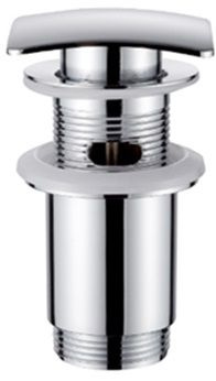 Invena mosiężny korek click-clack, chrom SC-B1-140-L