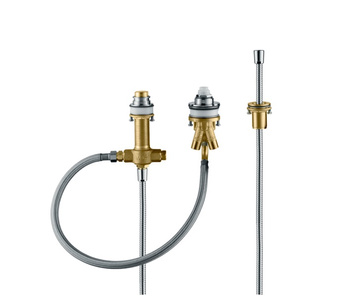 Hansgrohe zestaw podstawowy do baterii 3-otworowej do montażu na brzegu wanny 13439180