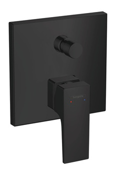 Hansgrohe Metropol jednouchwytowa bateria wannowa, montaż podtynkowy, uchwyt jednoramienny, element zewnętrzny,czarny matowy 32545670