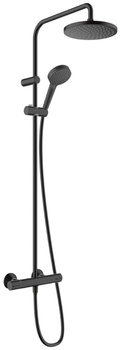 Hansgrohe Vernis Blend komplet prysznicowy 200 1jet EcoSmart z baterią termostatyczną, czarny mat 26089670