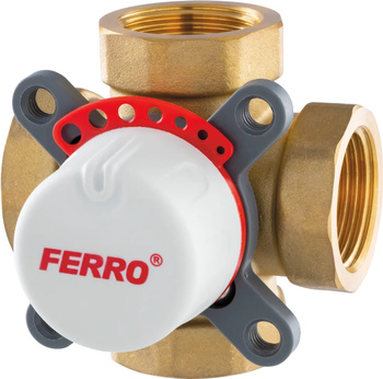 Ferro zawór mieszający 4-drogowy 1 1/4" GW ZMV43