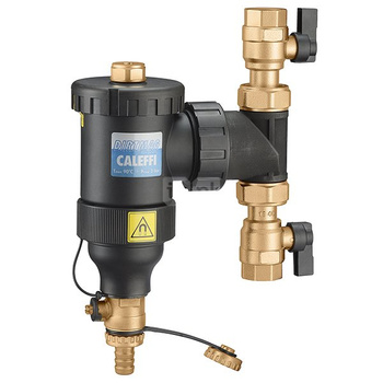 Caleffi DIRTMAG-Separator zanieczyszczeń z zaworami kulowymi i magnesem 3/4 545345