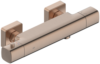 KFA bateria natryskowa termostatyczna, ścienna Malaga, brushed rose gold PVD 5756-010-34