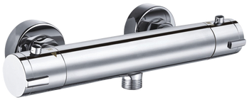 Invena bateria natryskowa z termostatem i systemem cool touch, chrom BT-00-001-X