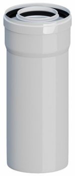 Ricom rura prosta koncentryczna PP-AL L 500 mm DN 80/125 z uszczelką EPDM PP80/125R500