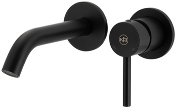  KFA moza black bateria umywalkowa podtynkowa, czarna 5039-810-81