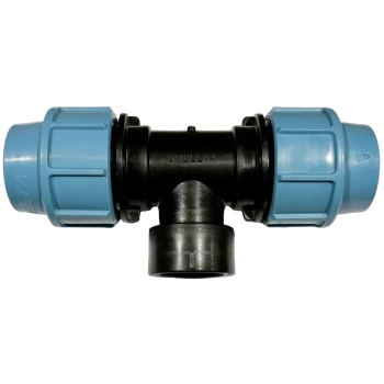 Unidelta trójnik redukcyjny PE GW 16x1/2''x16 603616