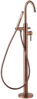 KFA bateria wannowa wolnostojąca Moza, miedź szczotkowana PVD 5035-510-34