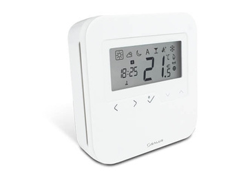 Salus bezprzewodowy, natynkowy, cyfrowy regulator temperatury sieci ZigBee - dobowy, 2xAA, biały HTRP-RF(50)