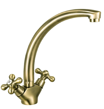 Ferro bateria zlewozmywakowa stojąca ANTICA, stary brąz BAI4BR