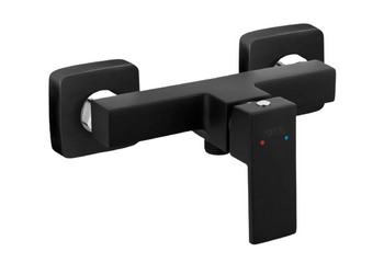 Ferro bateria natryskowa ścienna ZICCO BLACK, czarny BZI7BL