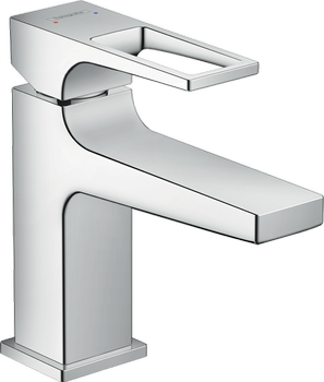 Hansgrohe Metropol jednouchwytowa bateria umywalkowa 100 z kpl. odpływowym Push-Open, uchwyt loop 74500000