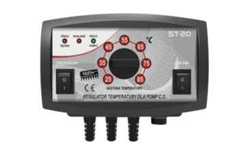 Tech sterownik ST-20 do pompy CO, czarny ST20BK