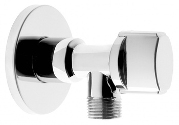 Ferro zawór kulowy kątowy 1/2" x 1/2" z rozetą Z1212K