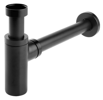 Ferro syfon mosiężny ROTONDO G5/4, czarny S282-BL