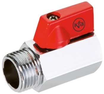 KFA zawór kulowy mini nakrętno-wkrętny 1/2" 703-210-15