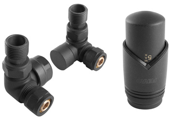 Ferro dekoracyjny zestaw termostatyczny osiowy, antracyt ZTO30AT