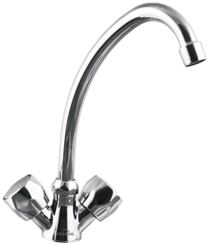 Invena bateria umywalkowo-kuchenna Modena, chrom BU-11-F0S-L