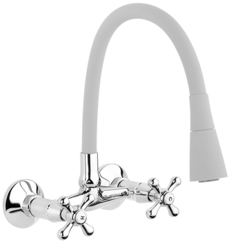 Invena bateria kuchenna ścienna Roma, szary/chrom BC-24-E5S-L