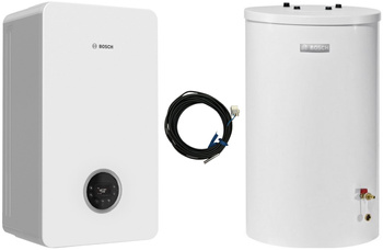 Bosch pakiet kocioł gazowy kondensacyjny jednofunkcyjny Condens GC2300iW15P + zasobnik WST120-5O 8734100638