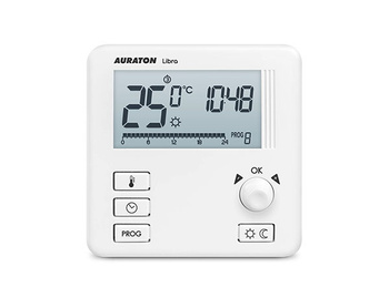Auraton tygodniowy, przewodowy regulator temperatury Libra, biały AUR00LBR00000