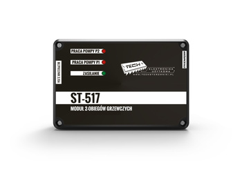 Tech moduł dwóch obiegów grzewczych, czarny ST517BK
