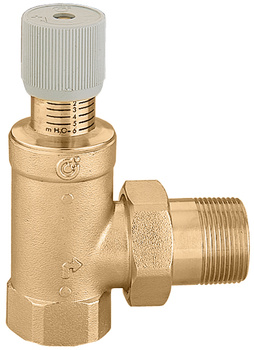 Caleffi zawór regulowany upustowo-różnicowy ze skalą, seria 519, 1 1/4" GW 519700