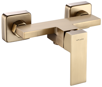 Valvex bateria natryskowa ścienna ARS, szczotkowany złoty 2420480