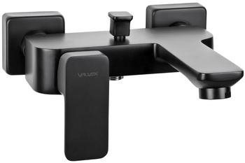 Valvex bateria wannowa ścienna Loft, czarny mat 2455920