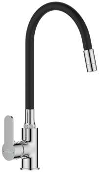 Invena bateria kuchenna Ksanti, chrom/czarny BZ-37-008-L