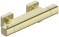 KFA bateria natryskowa termostatyczna, ścienna Malaga, złoty szczotkowany PVD 5756-010-31