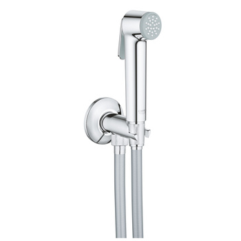 Grohe zestaw z uchwytem ściennym i zaworem kątowym Tempesta-F Trigger Spray 30, chrom 26358000