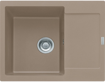 Franke zlewozmywak jednokomorowy wpuszczany Maris MRG 611-62 Fragranite, cappuccino 114.0676.027